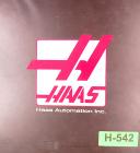 Haas-Haas 8RTV, 10RTV - 12RTV & 8SS, Rotary Table, Setup & Programming Manual-10RTV-12RTV-8RTV-8SS-05